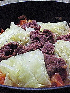 キャベツのコンビーフ煮-レシピのメイン写真
