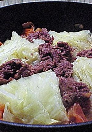キャベツのコンビーフ煮-レシピのメイン写真