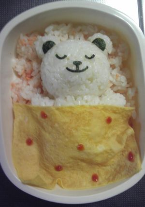 おやすみくまさん弁当〜♪-レシピのメイン写真