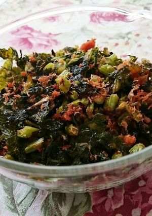 あったかご飯に！かぶの葉の鮭ふりかけ♪-レシピのメイン写真