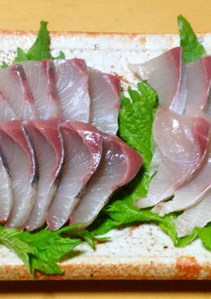 ツバスの刺身-レシピのメイン写真