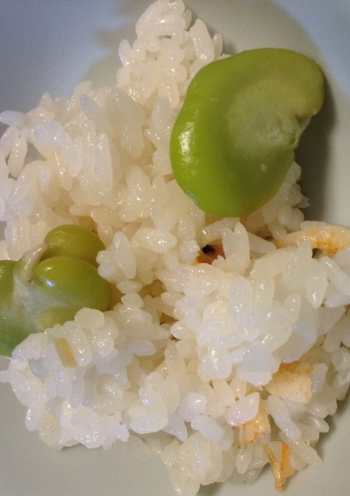 ◎　空豆と桜えびの炊込みご飯-レシピのメイン写真