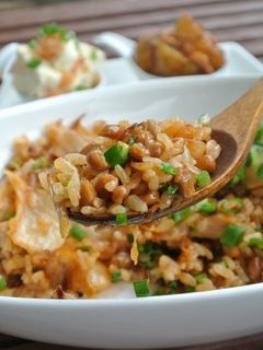 豚キム納豆焼きめし!-レシピのメイン写真