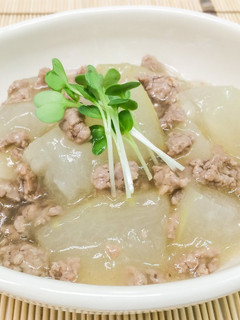 冬瓜の豚ひき肉あんかけ~液体塩こうじ~-レシピのメイン写真