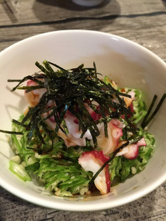 オクラとタコのわさび醤油かけ-レシピのメイン写真