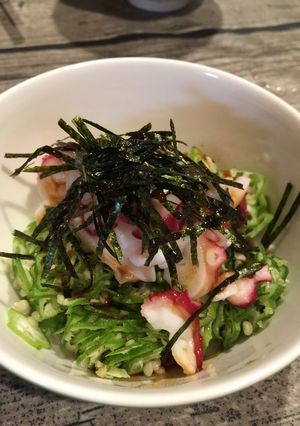 オクラとタコのわさび醤油かけ-レシピのメイン写真