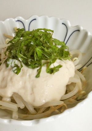 忙しい朝♪昼にも♪もやしの豆腐ソースかけ-レシピのメイン写真
