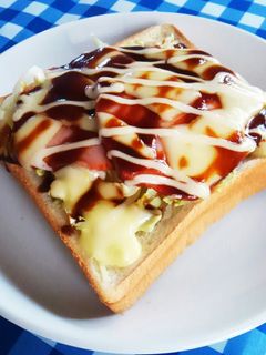 ボリューム満点 !焼き豚 トースト☆-レシピのメイン写真