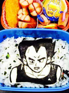 ドラゴンボール☆ベジータ☆キャラ弁-レシピのメイン写真