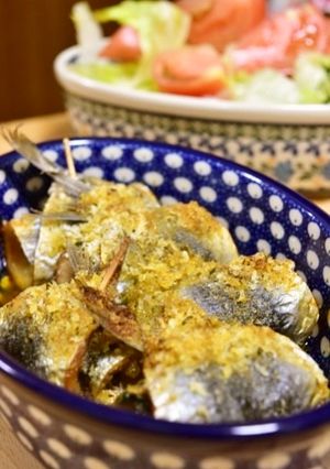いわしのくるくる紫蘇チーズ焼き-レシピのメイン写真