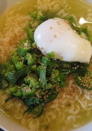 夏野菜で塩らーめん-レシピのメイン写真