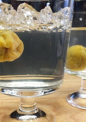手作り梅シロップで＊ひんやり梅ゼリー-レシピのメイン写真