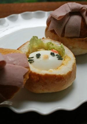 キャラ弁☆キティちゃんのびっくり箱パン-レシピのメイン写真