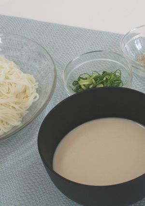 【乳和食】ミルク(牛乳)つけつゆそうめん-レシピのメイン写真