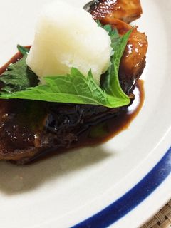 ブリの梅照り焼き-レシピのメイン写真