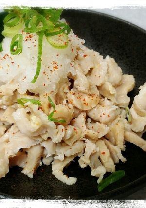 ミノの湯引き-レシピのメイン写真