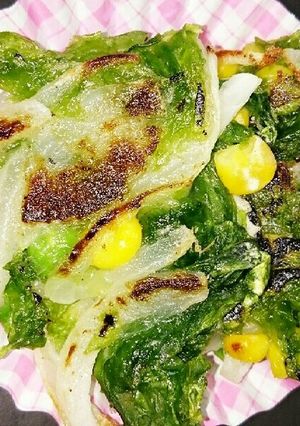 あおさとミックスベジタブルフライパン焼き-レシピのメイン写真
