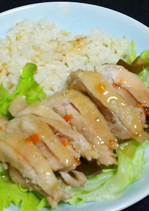[変身]シンガポールチキンライス風→炒飯-レシピのメイン写真