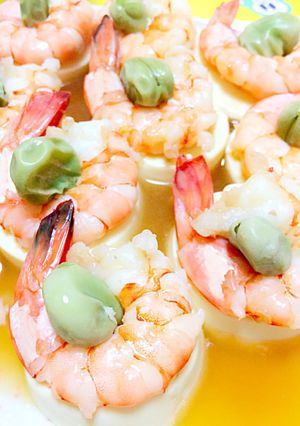 豆腐と海老の蒸し-レシピのメイン写真