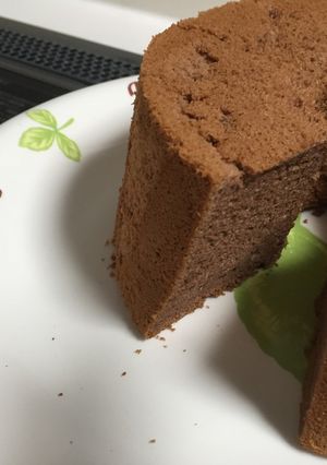 しっとり！誰でも簡単ココアシフォンケーキ-レシピのメイン写真