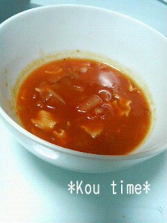 **簡単トマトスープ**-レシピのメイン写真