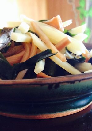 じゃがいもとわかめとメンマの酢のもの-レシピのメイン写真