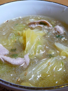 たっぷりキャベツのごまスープ-レシピのメイン写真