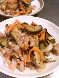豚肉と茄子の麺つゆ炒め-レシピのメイン写真