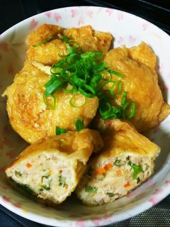 お弁当にも✨肉詰めいなり-レシピのメイン写真