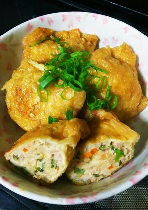 お弁当にも✨肉詰めいなり-レシピのメイン写真