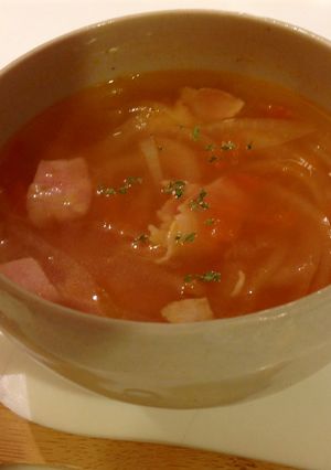 15分時短☆凝縮トマト味のオニオンスープ-レシピのメイン写真