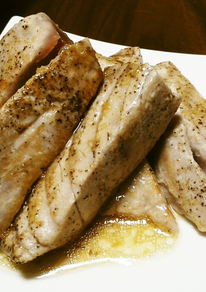 マグロ＊黒胡椒焼き-レシピのメイン写真