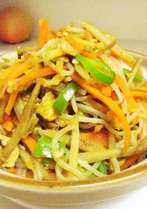 カレー風味キンピラ-レシピのメイン写真