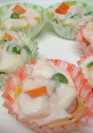お弁当に☺カップスパゲッティグラタン-レシピのメイン写真