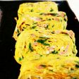 ハムにら玉子焼き
