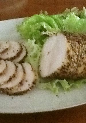 鶏ハムのスモーク-レシピのメイン写真