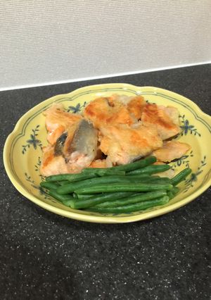 簡単！鮭と豆腐でサクサク焼き 材料３つ-レシピのメイン写真