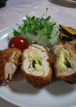 簡単！はみ出ないチーズチキンカツ-レシピのメイン写真