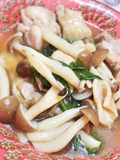 鶏ももとシメジ大葉煮♡簡単-レシピのメイン写真