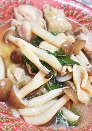 鶏ももとシメジ大葉煮♡簡単-レシピのメイン写真