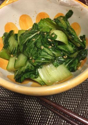 ちんげん菜のピリ辛漬物！-レシピのメイン写真