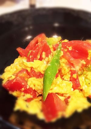 シンプル♡ふんわり卵とトマトの中華炒め♡-レシピのメイン写真