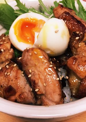 がっつり！とりたまどん☆-レシピのメイン写真