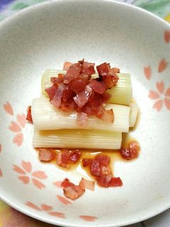 長ネギとカリカリベーコンポン!-レシピのメイン写真