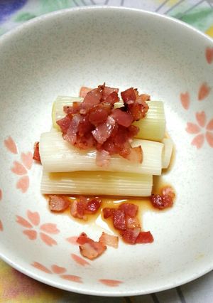 長ネギとカリカリベーコンポン！-レシピのメイン写真