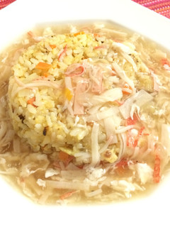 冷飯で黄金あんかけチャーハン-レシピのメイン写真