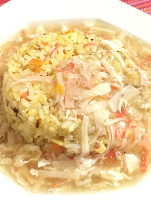 冷飯で黄金あんかけチャーハン-レシピのメイン写真