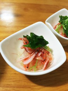 釜揚げ桜海老と大根おろしの和え物-レシピのメイン写真