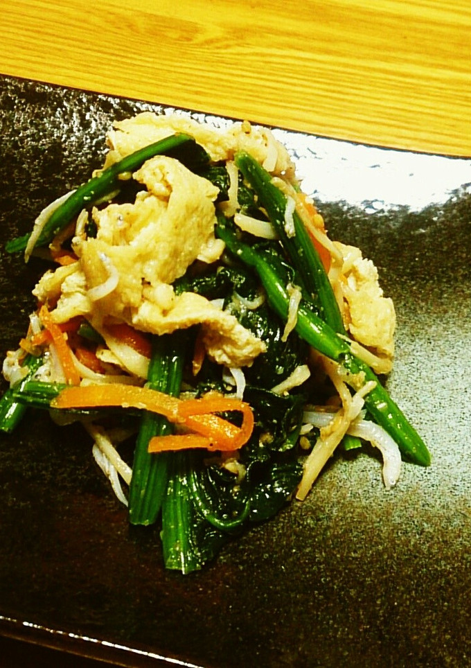 ほうれん草とシラスのごま和え-レシピのメイン写真