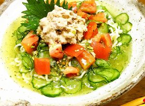 ツナサラダ風☆冷やしぶっかけ塩ラーメン-レシピのメイン写真